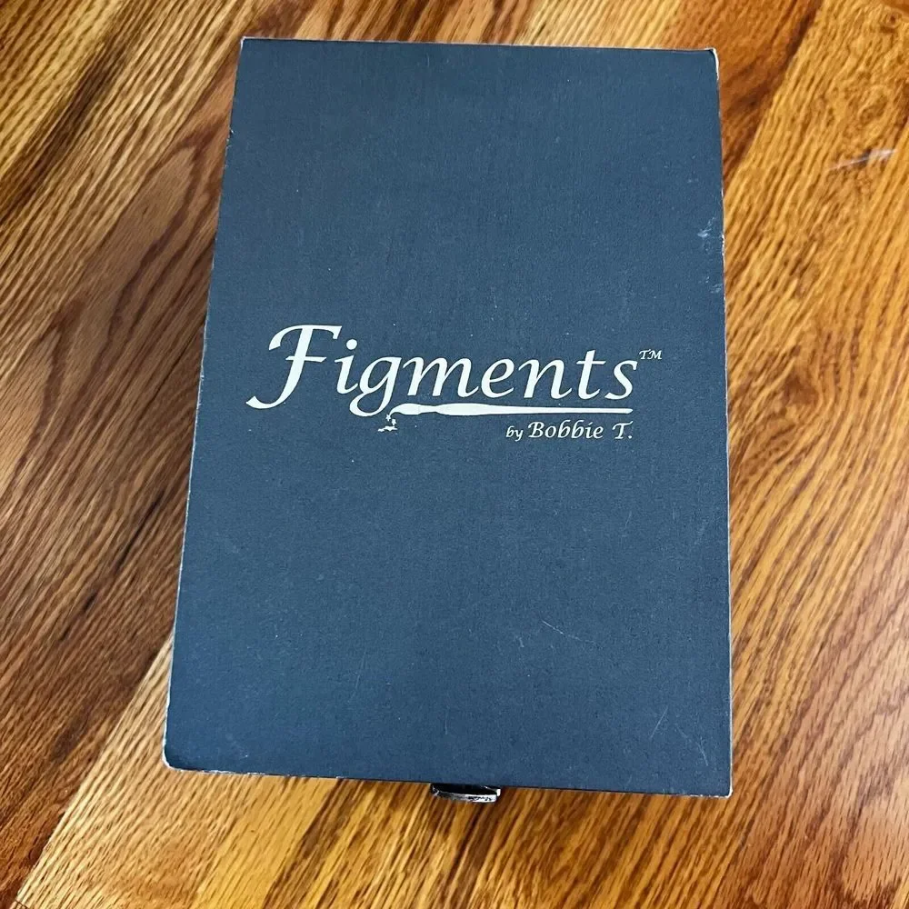 Silvestri Figments By Bobbi T. Lighted Christmas Egg On‎ Pedestal Santa